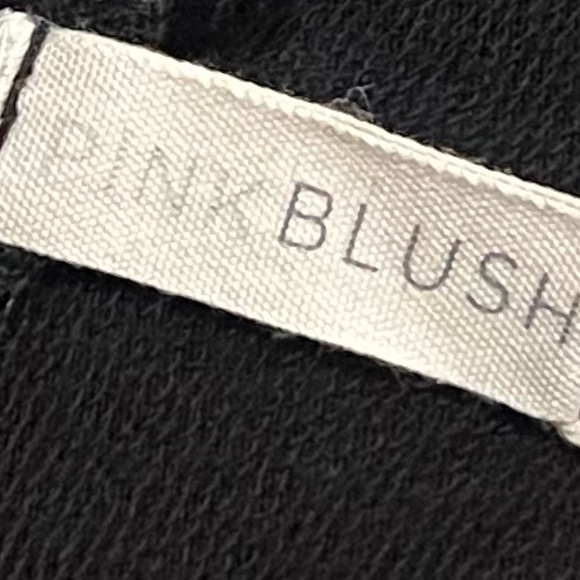 Pink Blush Maternity Cowl Neck Long Sleeve Black Plaid Tunic Top Pullover Medium - Picture 5 of 8